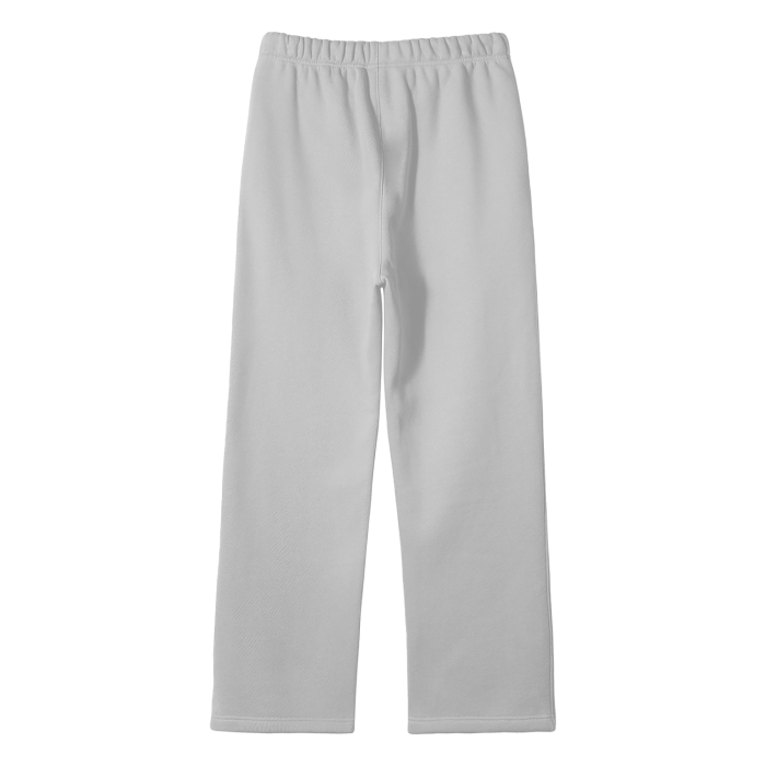 Flower Grey Straight Leg Pants