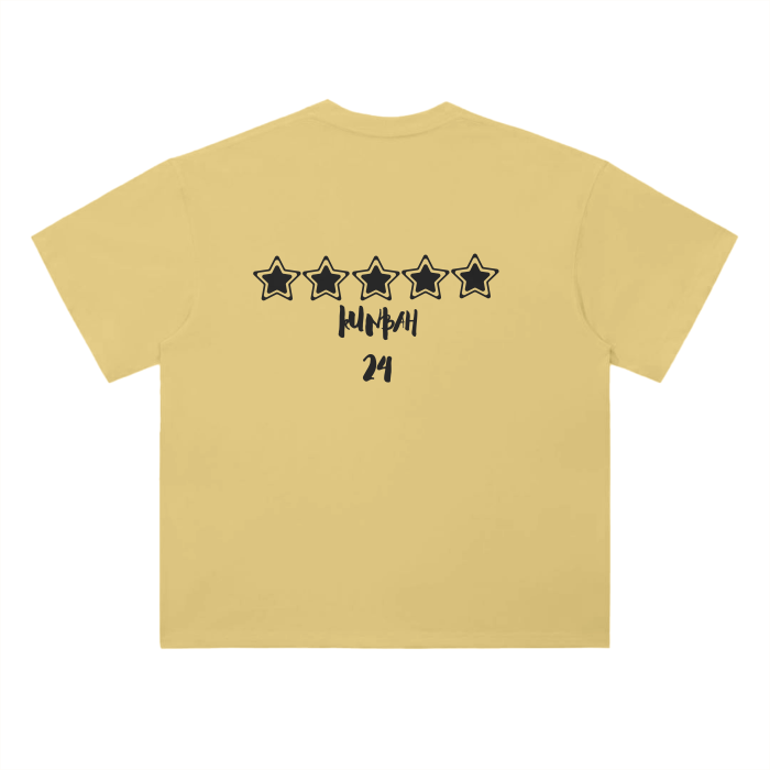 Kunbah24 lemon yellow tee